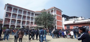एमएको परीक्षामा त्रिविको लापरवाही,पद्मकन्यामा तोडफोड