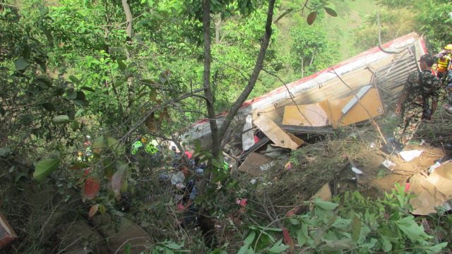 Dhading bus accident