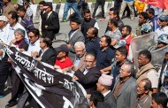 प्रचण्डको नेतृत्वमा काठमाडौंमा ६ माओवादीको जुलुश