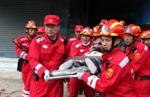 chinise rescue team