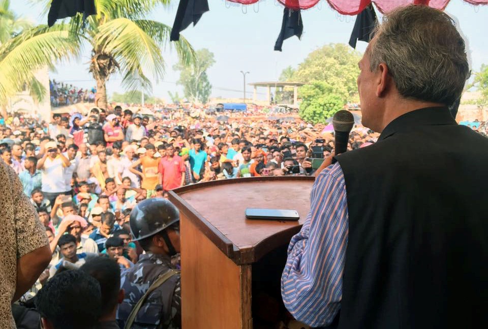 डा. भट्टराईले जनकपुरमा भारतको विरोध गर्दा लखेटिए