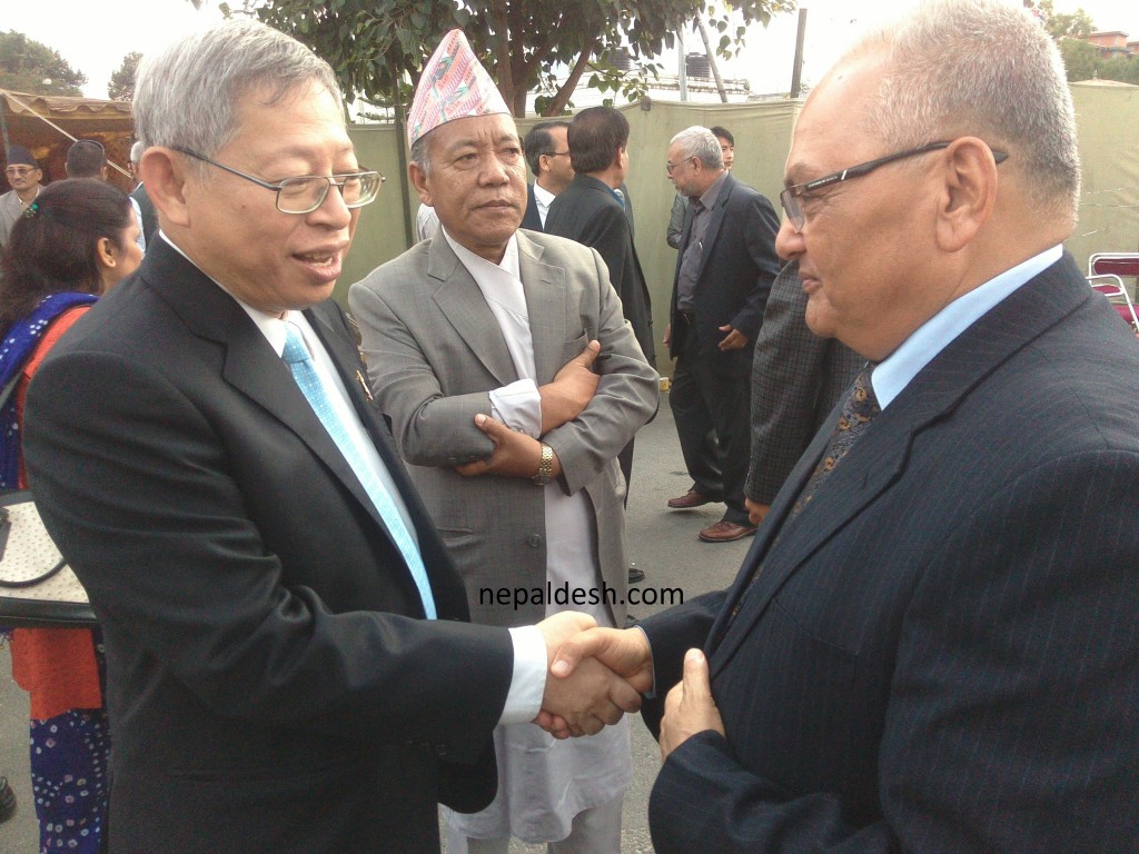 Mahendra pandey and thai Embasader