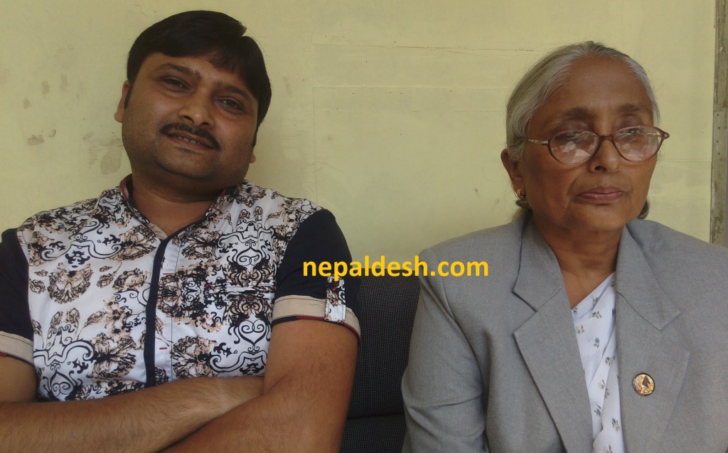 सभासद् सितादेवी यादव र उनका छोरा डा सुभाषचन्द्र यादव
