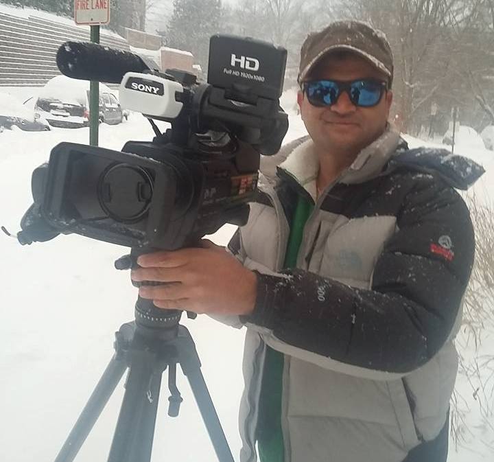 हिमपातका बीच ‘नेप्लिज चिल्ड्रेन इन अमेरिका’ वृत्तचित्र छायाङ्कन