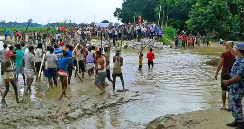 मधेसी जनताले भारतको बाँध भत्काउँदा दलाल मधेसी नेतालाई पीडा