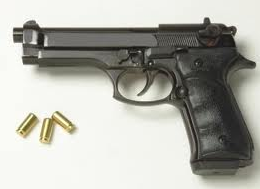 Four held with pistol