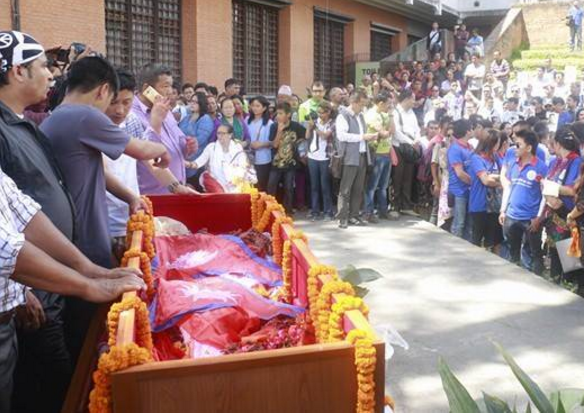 खेमराज गुरुङको आज पशुपति आर्यघाटमा अन्तेष्ठी गरिने