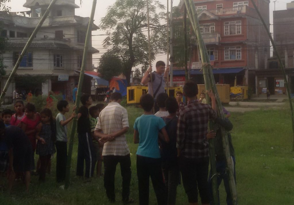 सशस्त्र प्रहरीद्वारा राजधानीका ४३ ठाउँमा लिङ्गे पिङ