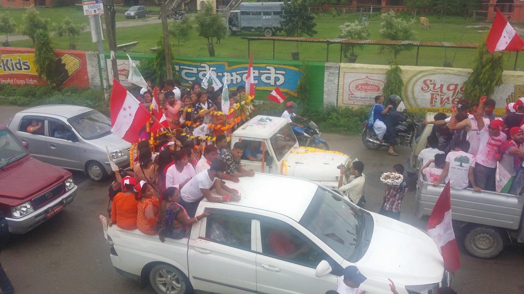 विराटनगरमा कांग्रेसको विजय र्याली, महामन्त्री सशांकसमेत सहभागी (भिडियोसहित)