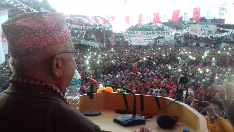 डडेल्धुरा पुगेर ओलीको आरोप : देउवाले देश बेचे, प्रहरी प्रशासनले कानुनको मर्यादा ख्याल राखेन