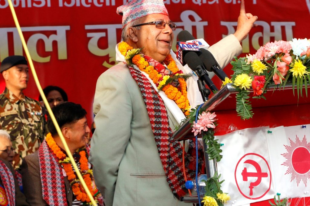 माधव नेपाललाई चुनाव जित्न सजिलो ! अर्को दलका उम्मेदवार नै एमाले प्रवेश