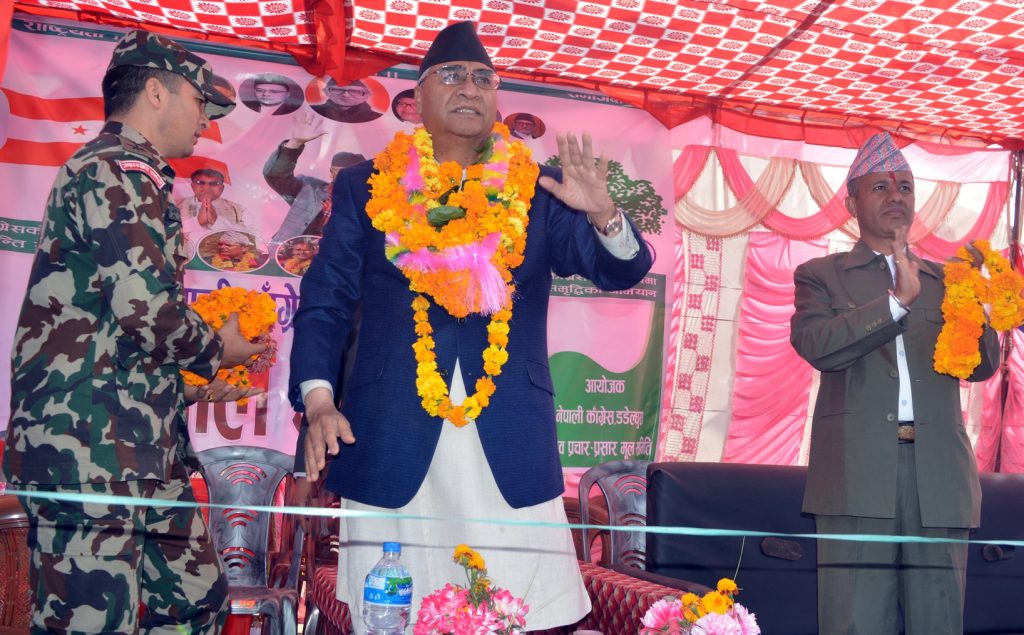 Deuba vows special package for flood-hit in Sunsari
