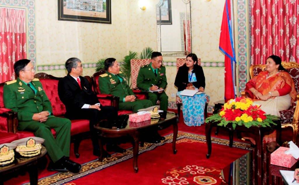 Myanmar’s Commander In-Chief calls on President, PM